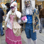 Carnival couple in Venice