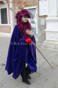 Purple mask in Venice