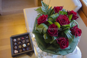 Roses and chocolates