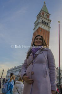 Venice girl in San marco square